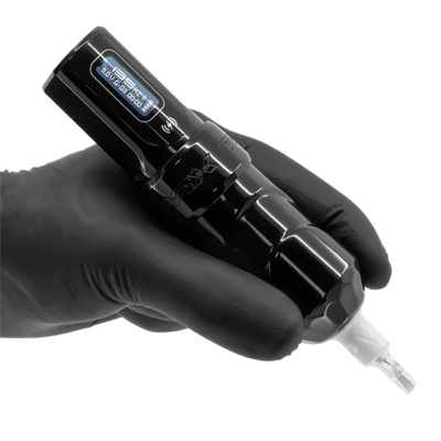 FK Irons Flux Max Black Ops 3.2mm Stroke Tek Bataryalı Kablosuz Dövme Makinesi