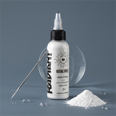 Radiant Colors Mixing White Beyaz Dövme Boyası 2oz - 60ml