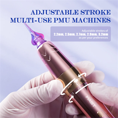 Mast P60 x2 Battery Rose With 2.2MM-3.2MM Adjustable Strokes Permanent Makeup