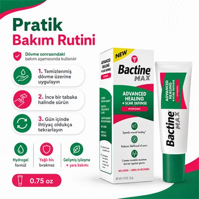Bactine Max - Advenced Healing Hydrogel Tattoo Aftercare - 0.75oz