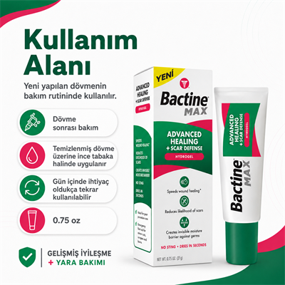Bactine Max - Advenced Healing Hydrogel Tattoo Aftercare - 0.75oz