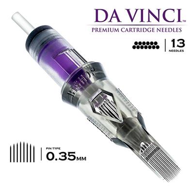 Bishop DaVinci V2 1213 CMLT 13CM Curved Magnum Long Taper Kartuş Dövme İğnesi 20 Adet