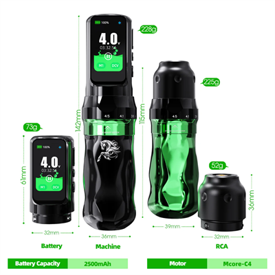 Mast Fold Pro Year Of Horse Kablosuz Dövme Makinesi Ayarlanabilir Stroke