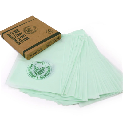 Biodegradable Tattoo Wash Bottle Bags 120x200 mm Piset Koruyucu Poşeti 100 Adet