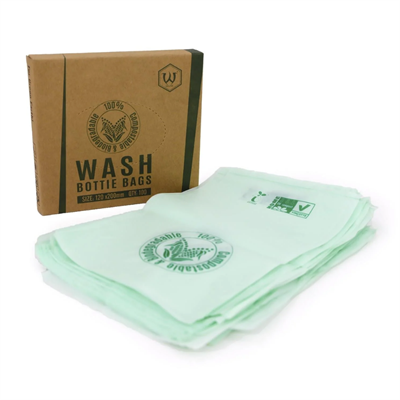 Biodegradable Tattoo Wash Bottle Bags 120x200 mm Piset Koruyucu Poşeti 100 Adet