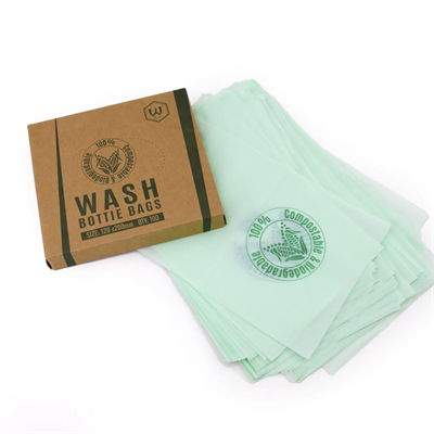 Biodegradable Tattoo Wash Bottle Bags 120x200 mm Piset Koruyucu Poşeti 100 Adet
