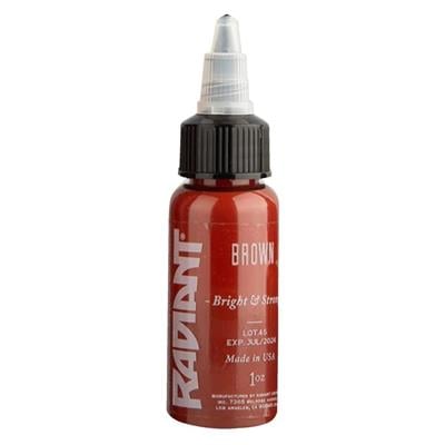 Brown - Radiant Tattoo Dövme Boyası  - 1oz/30ml