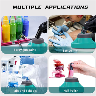 Ink Mixer Makinesi Fişli Gümüş Dövme Boya Karıştırıcı