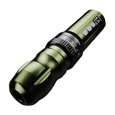 Bigwasp  Stroke Ayarlı (2.6-4.0) Kablosuz Pen Dövme Makinesi Seti - Army Green