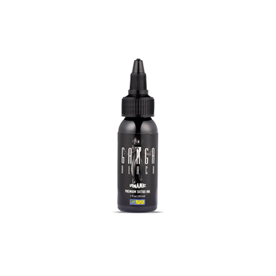 Dynamic Ganga Black Siyah Dövme Boyası 1oz - 30ml
