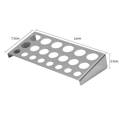 Çelik Potalık Boya Kabı Standı 21 Delikli (Büyük)
