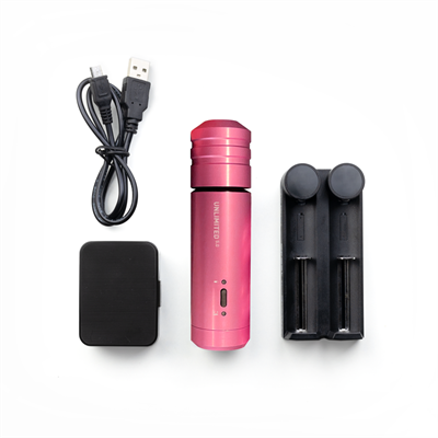 Cheyenne Hawk Sol Nova Unlimited Kablosuz Dövme Makinesi | 4.0 Stroke | Pembe Renk