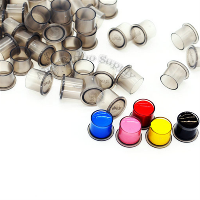 Dövme Boya Potası Clear Grey Small 11 mm 1000 Adet
