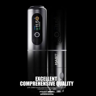 Mast Archer 2 Gray Kablosuz Dövme Makinesi | 3.5mm Stroke