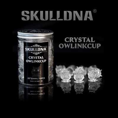 Dövme Boya Potası Kristal Baykuş Medium 70 Adet