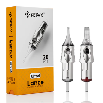 Pepax Lance Ultral 1015CML 15 CML 0.30mm Curved Magnum Long Taper Kartuş Dövme İğnesi 20 Adet