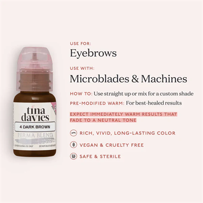 Perma Blend Luxe - Tina Davies Dark Brown - 15ml