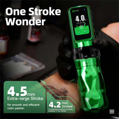 Mast Fold Pro Year Of Horse Kablosuz Dövme Makinesi Ayarlanabilir Stroke