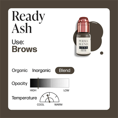 Perma Blend Luxe Ready Ash – 15 ml Küllü Kaş Pigmenti