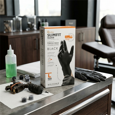 Reflex Siyah Large Dövme Eldiveni 100 Adet