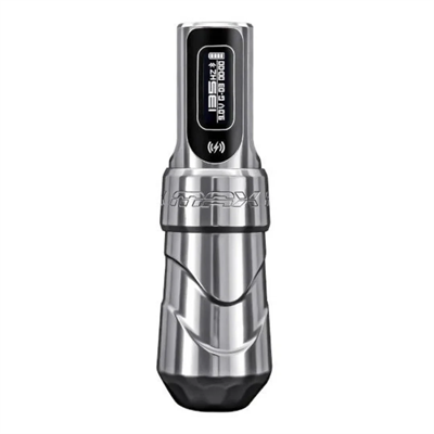 FK Irons Flux Max Blade 3.2mm Stroke Tek Bataryalı Kablosuz Dövme Makinesi - Gümüş