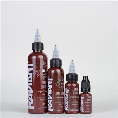 Dark Brown - Radiant Tattoo Dövme Boyası  - 1oz/30ml