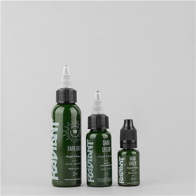 Dark Green - Radiant Tattoo Dövme Boyası  - 1oz/30ml