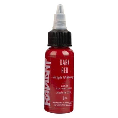Radiant Colors Dark Red Kırmızı Dövme Boyası 1oz / 30ml