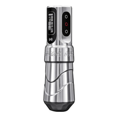 FK Irons Flux Max Blade 3.2mm Stroke Tek Bataryalı Kablosuz Dövme Makinesi - Gümüş