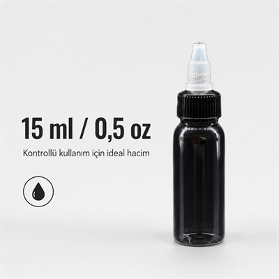 Dövme Boş Boya Şişesi 15 ml 0,5 oz