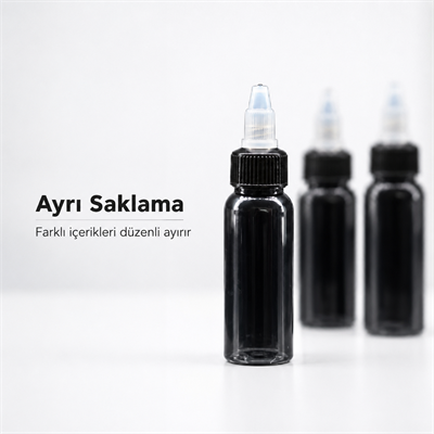 Dövme Boş Boya Şişesi 15 ml 0,5 oz
