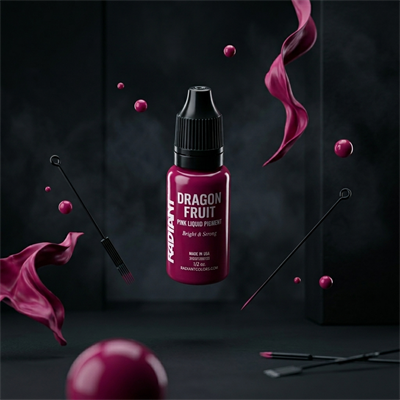 Radiant Colors Dragon Fruit Canlı Pembe Dövme Boyası 1/2oz - 15ml