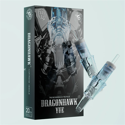 Dragonhawk Yue 1217 RM-2 17 RM 0.35 mm Round Magnum Medium Taper Kartuş Dövme İğnesi 20 Adet