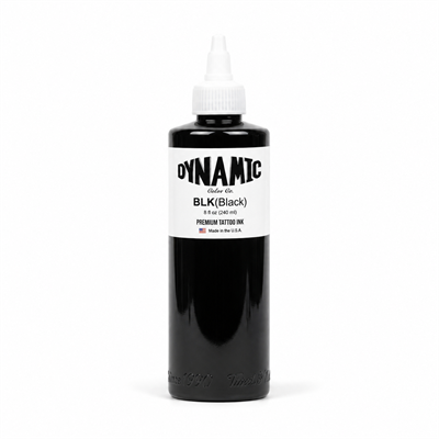 Dynamic Black Siyah Dövme Boyası 8oz - 240ml