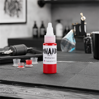 Dynamic Fire Red Kırmızı Dövme Boyası 1oz - 30ml