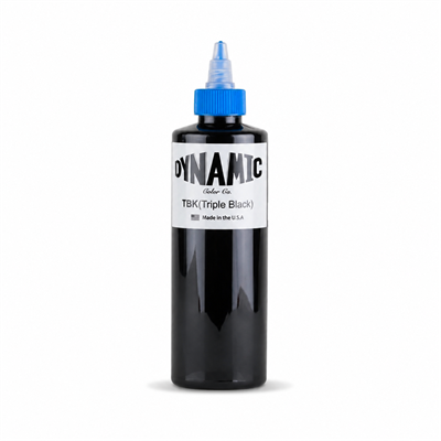 Dynamic Triple Black Siyah Dövme Boyası 8oz - 240ml
