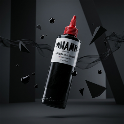 Dynamic Union Black Siyah Dövme Boyası 8oz - 240ml
