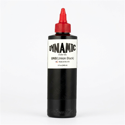 Dynamic Union Black Siyah Dövme Boyası 8oz - 240ml