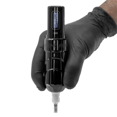 FK Irons Flux Max Black Ops 3.2mm Stroke Tek Bataryalı Kablosuz Dövme Makinesi