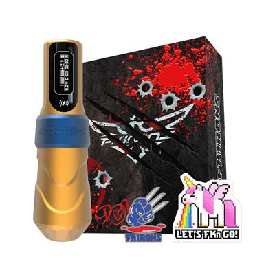 FK Irons Flux Max Logan 4.0mm Stroke Çift Bataryalı Kablosuz Dövme Makinesi