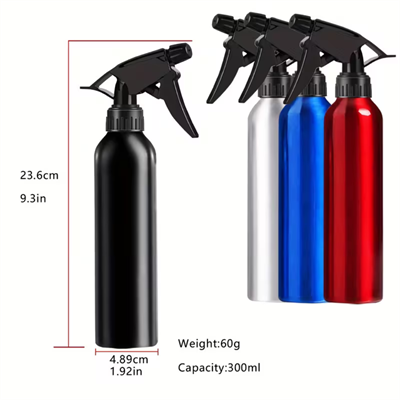 Sprey Temizleme Şişesi 300ml Siyah - Tattoo Bottle