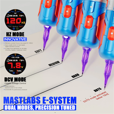 Mast Racer Pro Armor Edition Black Kablosuz Dövme Makinesi 4.2 mm Stroke