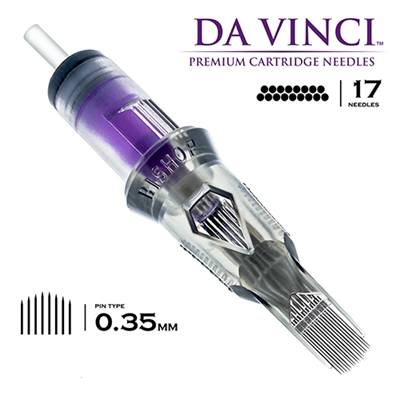 Bishop DaVinci V2 | 1217 CMLT | Curved Magnum Long Taper Kartuş Dövme İğnesi