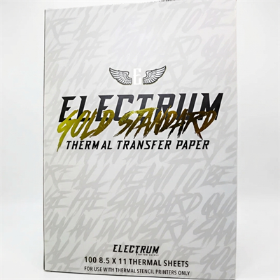Electrum Gold Standard Termal Dövme Transfer Kağıdı 100 Adet A4 Ebat