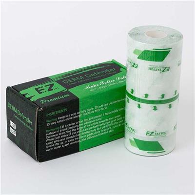 Ez Derm Defender - Premium Dövme Sonrası Koruyucu Bant Film - 10 cm x 10 m