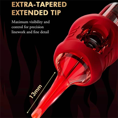 EZ INKin El Diablo 0803RL 3RL 0.25 mm Round Liner Kartuş Dövme İğnesi 20 Adet