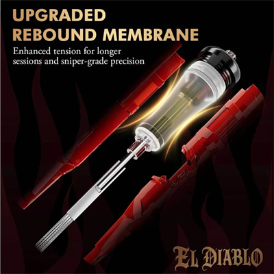 Ez INKin El Diablo 1009 M1C Kartuş Dövme İğnesi 20li Paket