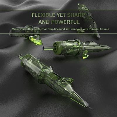 EZ INKin REVO 1214 RL Long Taper Kartuş Dövme İğnesi 20 Adet