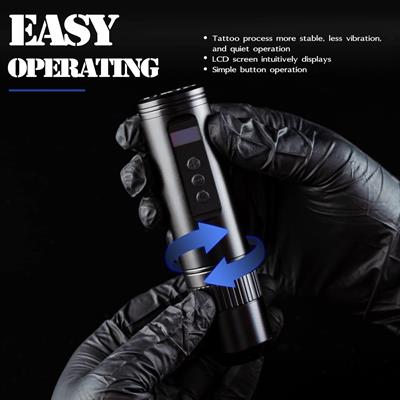 EZ P3 Pro Lumina Kablosuz Dövme Makinesi (Ayarlanabilir Stroke)