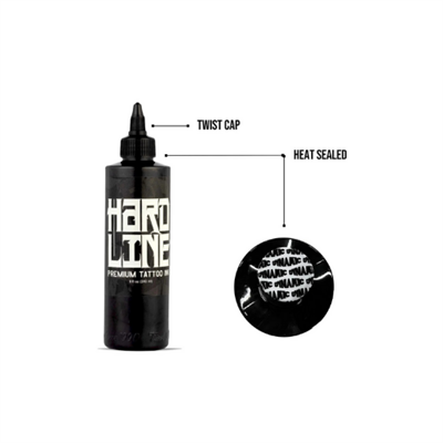 Dynamic Color Black HardLine Dövme Boyası 8oz (240 ml)